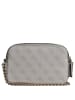 Guess Noelle II Crossbody - Umhängetasche 20 cm (dark taupe logo) in white logo