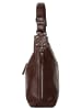 Samantha Look Handtasche echt Leder in braun