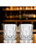 Cheffinger 6 teiliges Set 350ml Gläser Whiskey Retro in Transparent