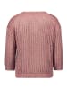 Betty Barclay Lochstrick-Pullover mit Pailletten in Ash Rose