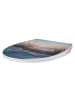 Wenko Wandabfallende Toilettensitz BALTIC in Mehrfarben, 38,8 x 45 cm