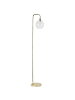 Beliani Stehleuchte OKAVANGO in Gold/Transparent - (W) 17 x (H) 164 x (L) 17 cm