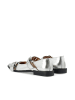 Bianco Ballerinas in Silver