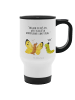 Mr. & Mrs. Panda Kaffeebecher To Go Raupe Schmetterling mit Spruch in Weiß