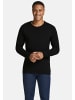 Jack & Jones Jack & Jones Pullover Longsleeve mit Rundhals JJEBASIC O-NECK TEE in schwarz