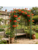 relaxdays Rosenpavillon in Bronze - (B)211 x (H)275 x (T)211 cm