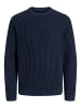 Jack & Jones 2er-Pack Strickpullover in Sky Captain