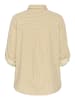 KAFFE curve Langarm - Hemd KCnana Loose fit in Chincilla / White stripe