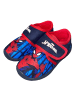Spiderman Hausschuhe mit Marvel Spiderman Motiv, in Rot, mit Klettverschluss
