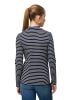 Zero  Ringelshirt mit Stehkragen in Dark BlueCream