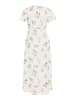 Vila Kleid mit V-Ausschnitt in Snow White