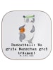 Mr. & Mrs. Panda Flaschenuntersetzer Basketball Träume mit Spruch in Weiß