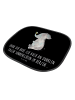 Mr. & Mrs. Panda Auto Sonnenblende Elefant Biene mit Spruch in Schwarz