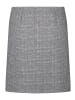Betty Barclay Karo-Rock mit Reißverschluss in Grau/Beige