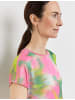 Gerry Weber T-Shirt 1/2 Arm in Lila/Pink/Grün Druck