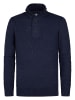 Petrol Industries Melierter Pulover Buffalo in Blau