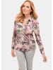 GOLDNER Kurzgröße:  Weiche Jerseybluse mit wundervollem Druck in bunt / gemustert