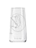 Mr. & Mrs. Panda Champagnerglas Pinguin Mond ohne Spruch in Transparent