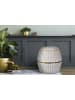 Kayoom Hocker Doric in taupe - gold