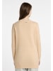 DreiMaster Damen Strickjacke Mit Stickerei in Beige