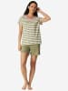 Schiesser Pyjama Casual Essentials in wonder white heather