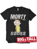 Rick and Morty T-Shirt in Schwarz