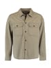 Hailys Denim Hemd Shacket Basic Langarm Freizeit Shirt in Olive