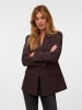 Vero Moda Einreihiger Blazer in Chocolate Torte