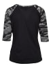 Urban Classics Longsleeves in black/darkcamo