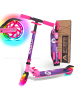 Apollo LED City Scooter für Kinder " Moonracer 125 mm " in pink-lila