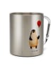 Mr. & Mrs. Panda Becher Pinguin Luftballon ohne Spruch in Silber