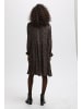 Kaffe Kleid KAsally Loose fit in Black/Brown/ Bedo Petit Flower