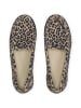 VITAFORM Veloursleder Slipper in leopard