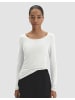 someday. Kirosa soft long Langarmshirt aus Jersey in Milk
