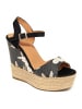 Montevita Sandaletten Flowercu Black in Schwarz