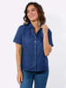 WITT WEIDEN Kurzarm-Bluse in royalblau