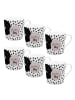 Geda Labels Kaffeebecher VE6 Home Time Have a nice Day in Weiß - 350ml
