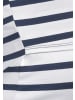 neun 9 monate Umstandsshirt in blau/weiß-geringelt