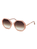 Ana Hickmann Frauen Sonnenbrille Geometrisch Rose