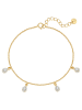 Glanzstücke München Armband aus Sterling Silber mit Zirkonia in gelbgold