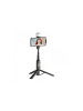 WIWU WiWU - Selfie Stick Wi-SE003 mit Stativfunktion und LED-Licht in Schwarz