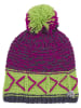 GUGGEN MOUNTAIN Mütze Bunt in Fuchsia-Gelb