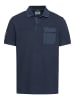 Camel Active Piqué Poloshirt aus zertifiziertem Organic Cotton in Dunkelblau