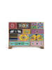Giner y Colomer Handbemalte Kommode mit Blumen Elefanten Figuren in Multicolored