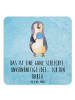 Mr. & Mrs. Panda Tischuntersetzer Pinguin Lolli mit Spruch in Eisblau