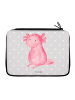 Mr. & Mrs. Panda Federmappe Axolotl Niedlich ohne Spruch in Grau Pastell