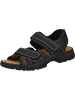 rieker Komfort-Sandalen in schwarz