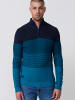 KOROSHI Strickpullover in blau