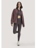 Hessnatur Fleece Jacke in rosébraun