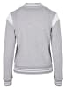 Urban Classics College Jacket in grey/white